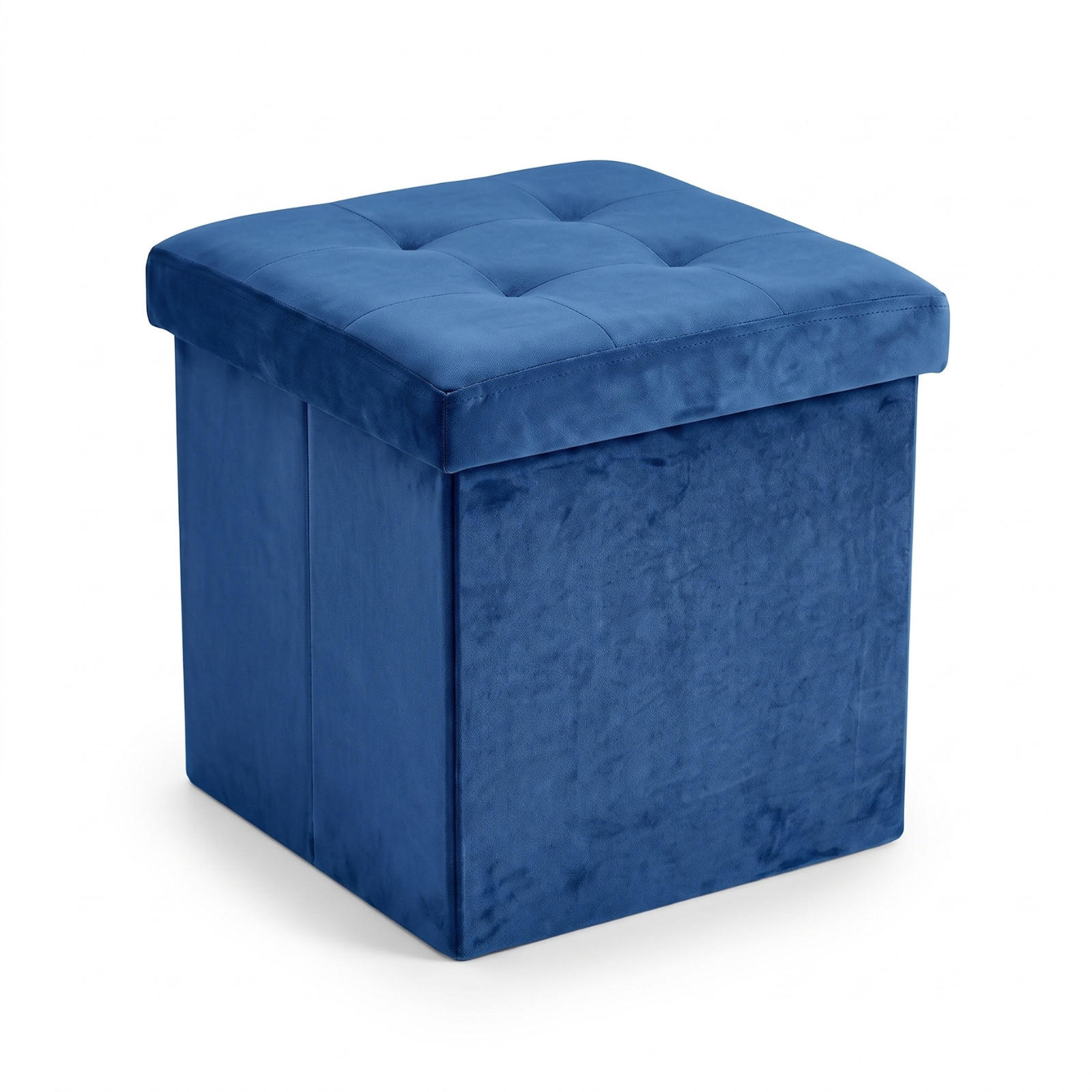 Scena Living Pouf Dunkelblau 38x38x38 cm