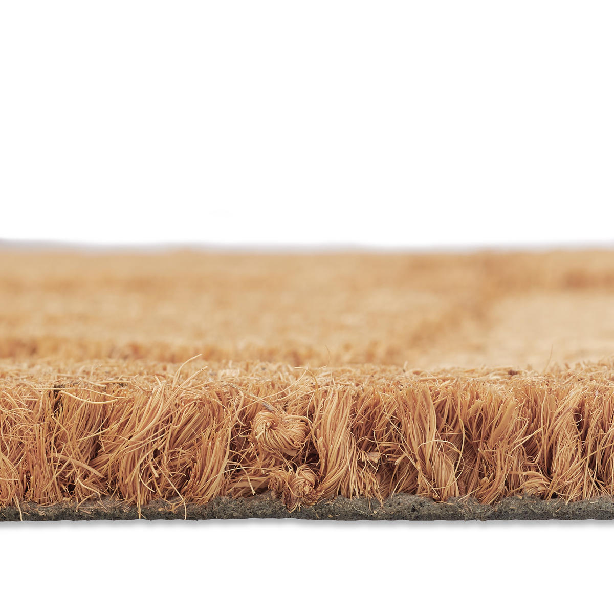 FUSSMATTE - Hellbraun, Kunststoff/Textil (60/40cm) - Relaxdays