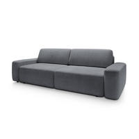 SOFA BOULI Grau 257x105x82 cm - Grau, Textil (257/82/105cm) - FURNLUX