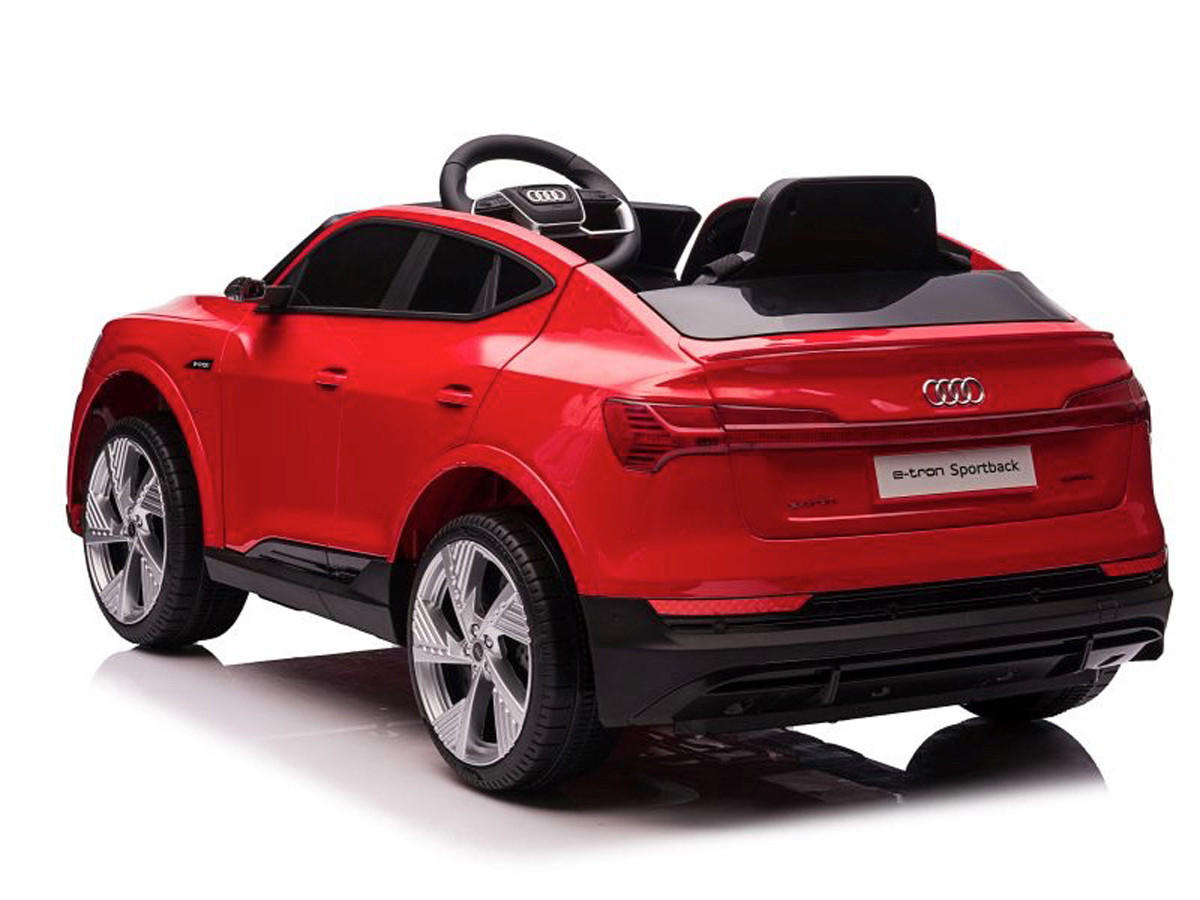 KINDER ELEKTROAUTO Audi e-tron rot - Rot, Kunststoff (108/60/47cm) - TPFLiving