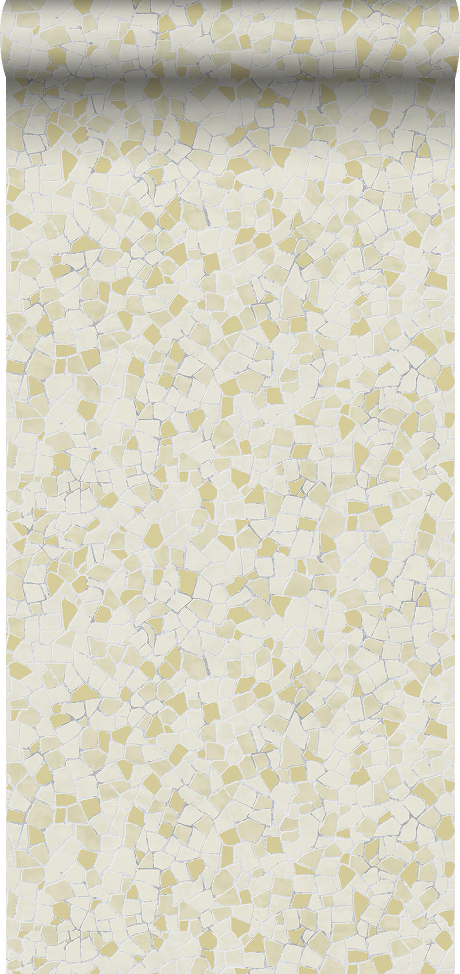 TAPETE Mosaik-Fliesen 53 cm x 10 m - Gelb, Papier (53/1000cm) - Sanders & Sanders