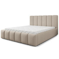 POLSTERBETT ATTORA SR 180x200 cm mit Bettkästen - Beige - Beige, Holz (180/200cm) - MASSENO