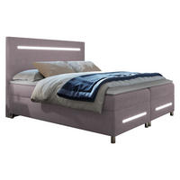 BOXBETT Enter LED - H3 - Rosa, Holz (180/200cm) - MIRJAN24