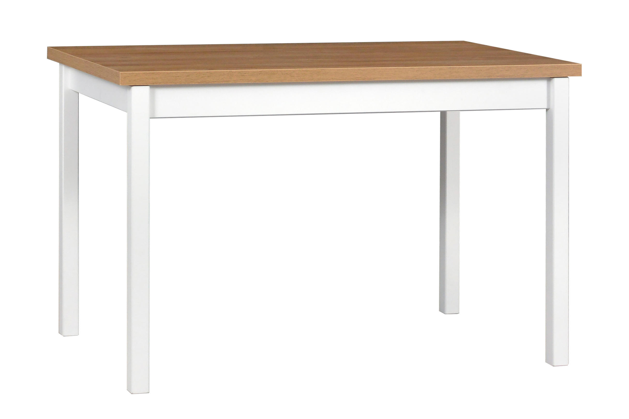 ESSTISCH Max III Grandson Eiche - Eichefarben/Weiß, Holz/Holzwerkstoff (120/70/76cm) - Bettso