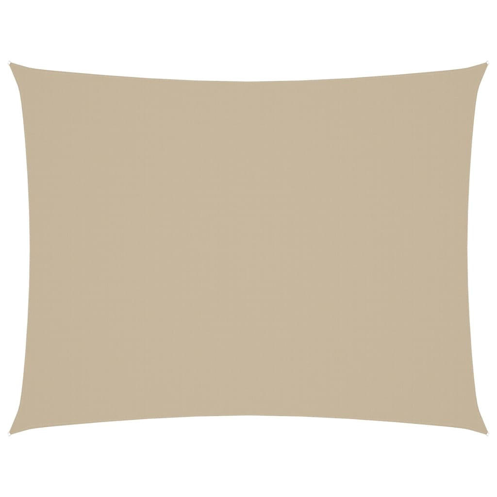 SONNENSEGEL Oxford-Gewebe Rechteckig 3x4,5 m Beige - Beige, Textil (450/300cm) - furnicato