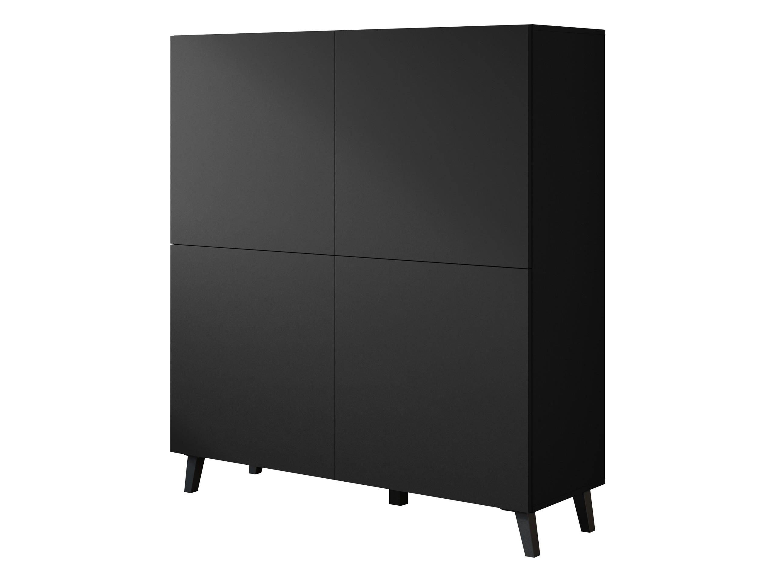 HIGHBOARD Phuket 120 - Schwarz/Graphitfarben, Holzwerkstoff/Kunststoff (120/130/39cm) - MIRJAN24