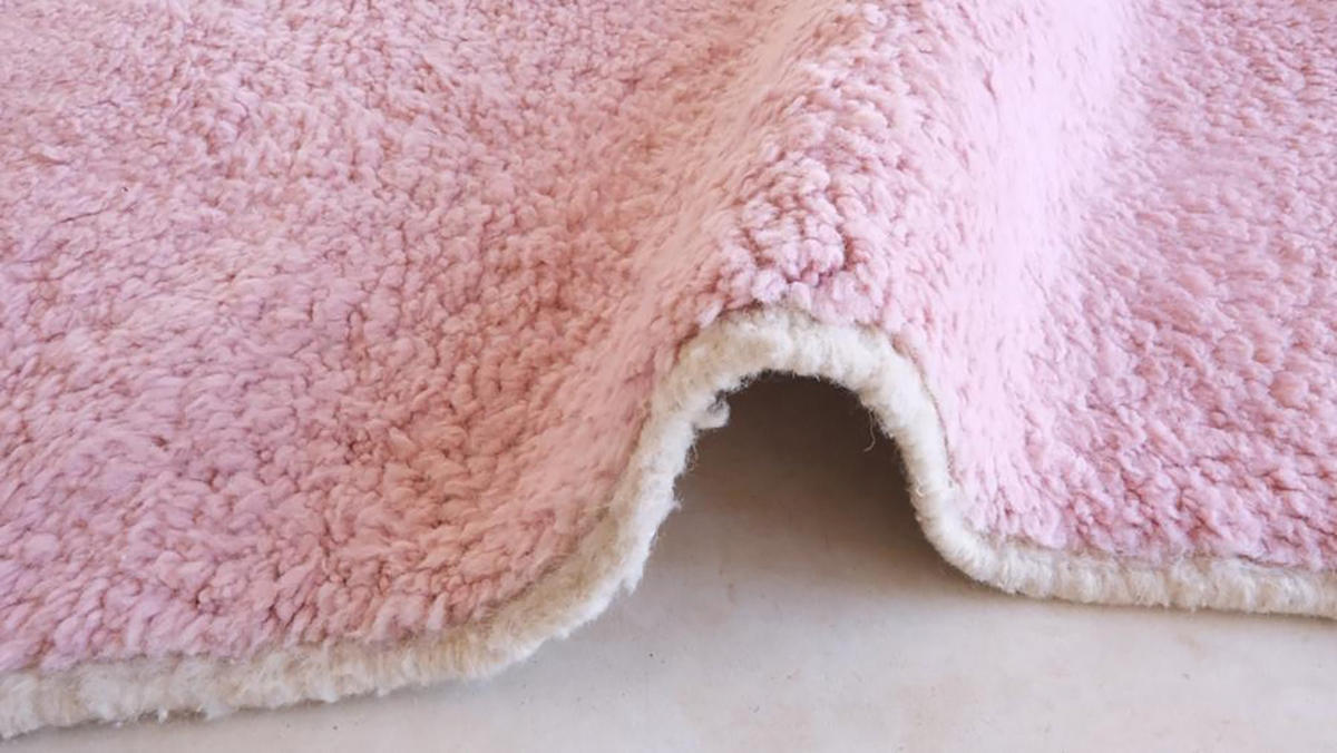 BERBERTEPPICH aus reiner Wolle 245x 298 cm - Pink, Naturmaterialien (245/298cm) - AFK Living