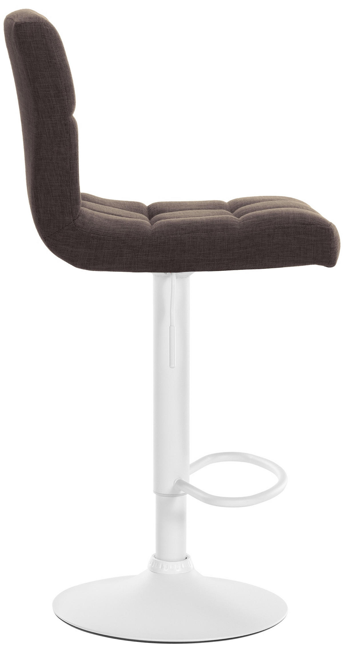 BARHOCKER 2er Set Stoff braun - Braun, Textil/Metall (46/94/47cm) - CLP