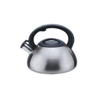 WASSERKESSEL Silber 22/22/24.5 cm MR1306 - Silberfarben, Metall (22cm) - Maestro 