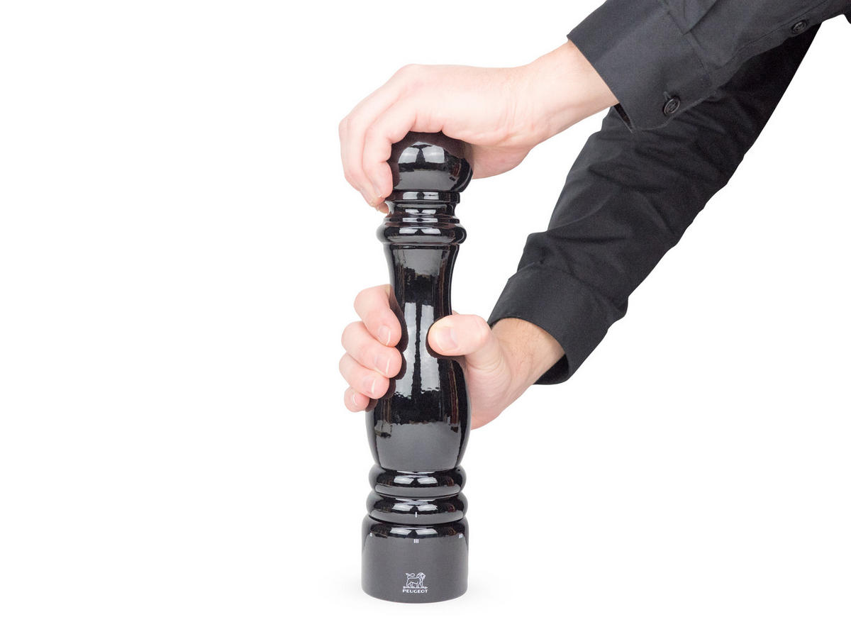 SALZMÜHLE Paris uSelect 30cm Buchenholz Schwarz Zirkonia-Mahlwerk - Schwarz, Holz (6.7/30/6.7cm) - PEUGEOT