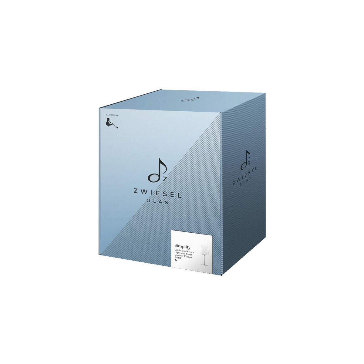 WEINGLÄSER Simplify transparent 382 ml 2er Set - Transparent, Glas (0.382L) - Zwiesel Glas