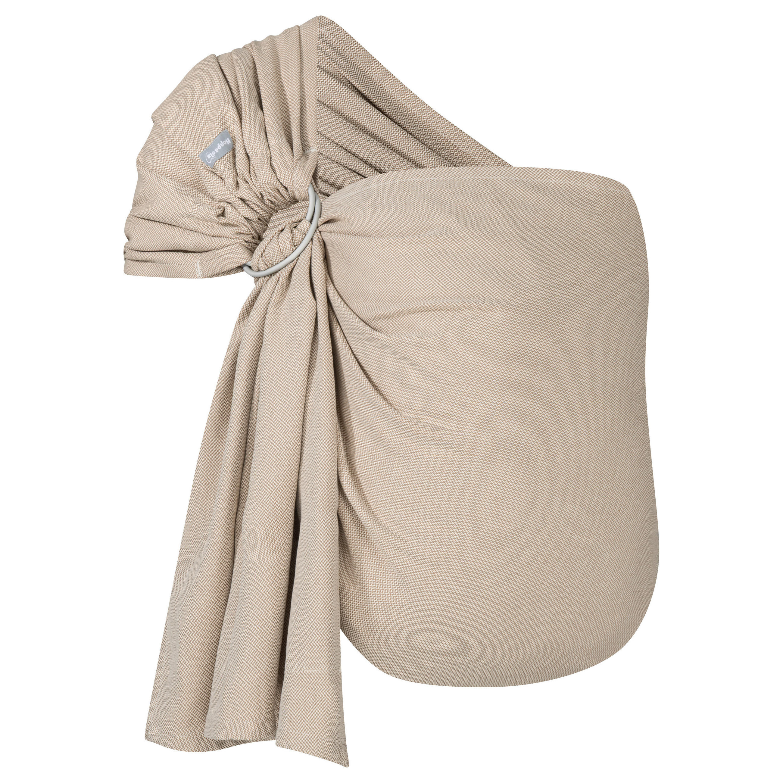 BABYTRAGETUCH Ring-Sling kbA - Creme, Textil (70/0.1/200cm) - Hoppediz
