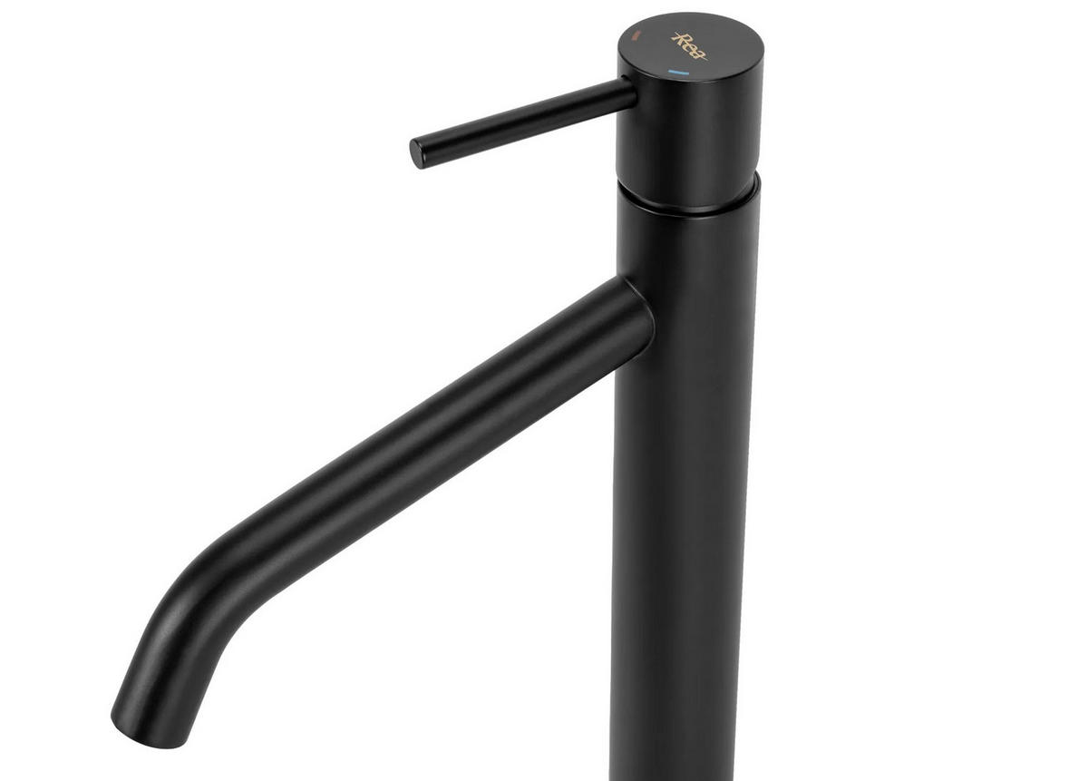 WASCHBECKENARMATUR Rea Level Black High - Schwarz, Metall (5/34.5/18.5cm) - REA