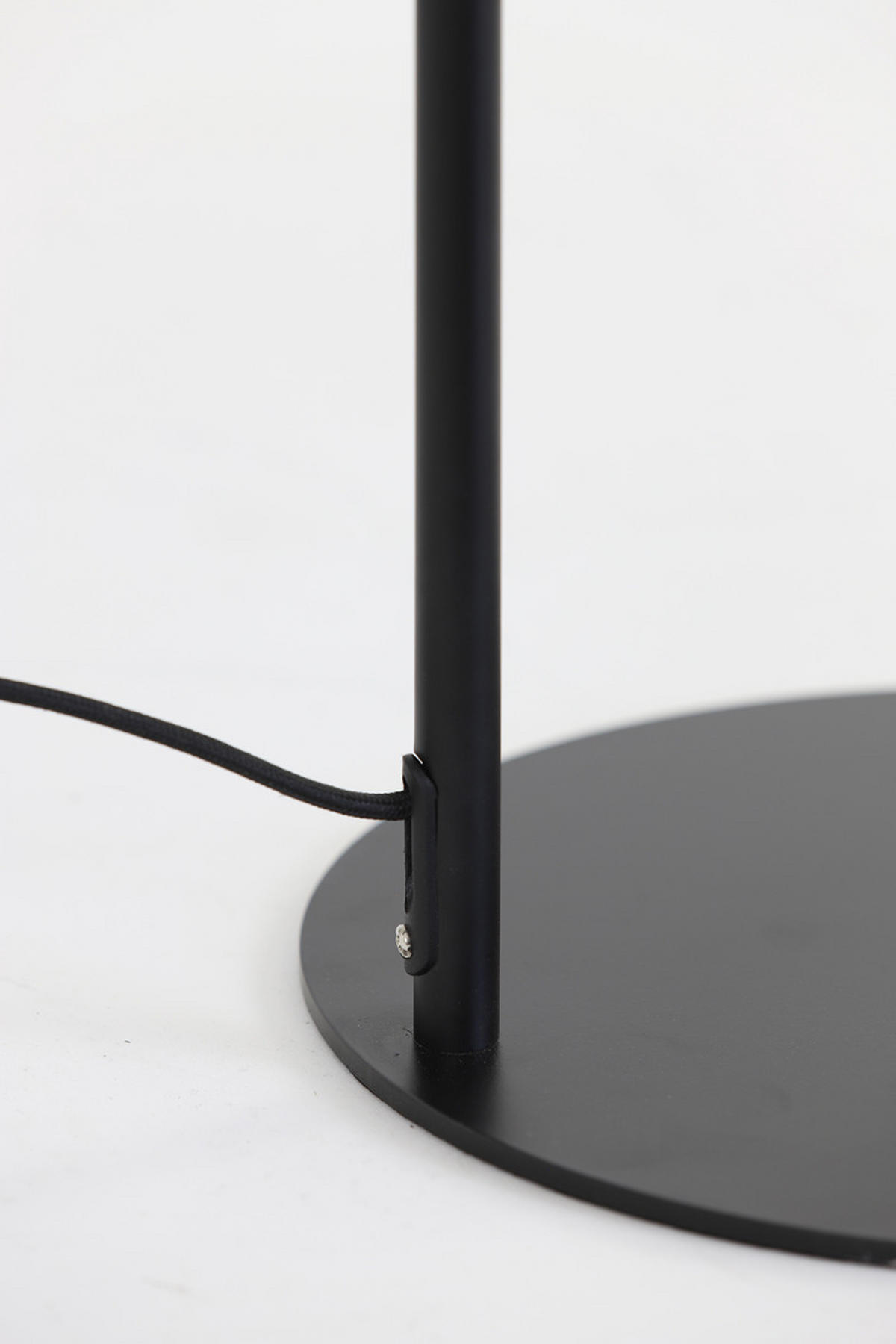 STEHLEUCHTE Mette Schwarz Ø37/155 cm - Schwarz, Metall (37/30/155cm) - Light & Living