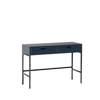 KONSOLENTISCH ZIGO mit 110 / 78 / 40,6, Blau - Blau, Holzwerkstoff (40.6/110/78cm) - MASSENO