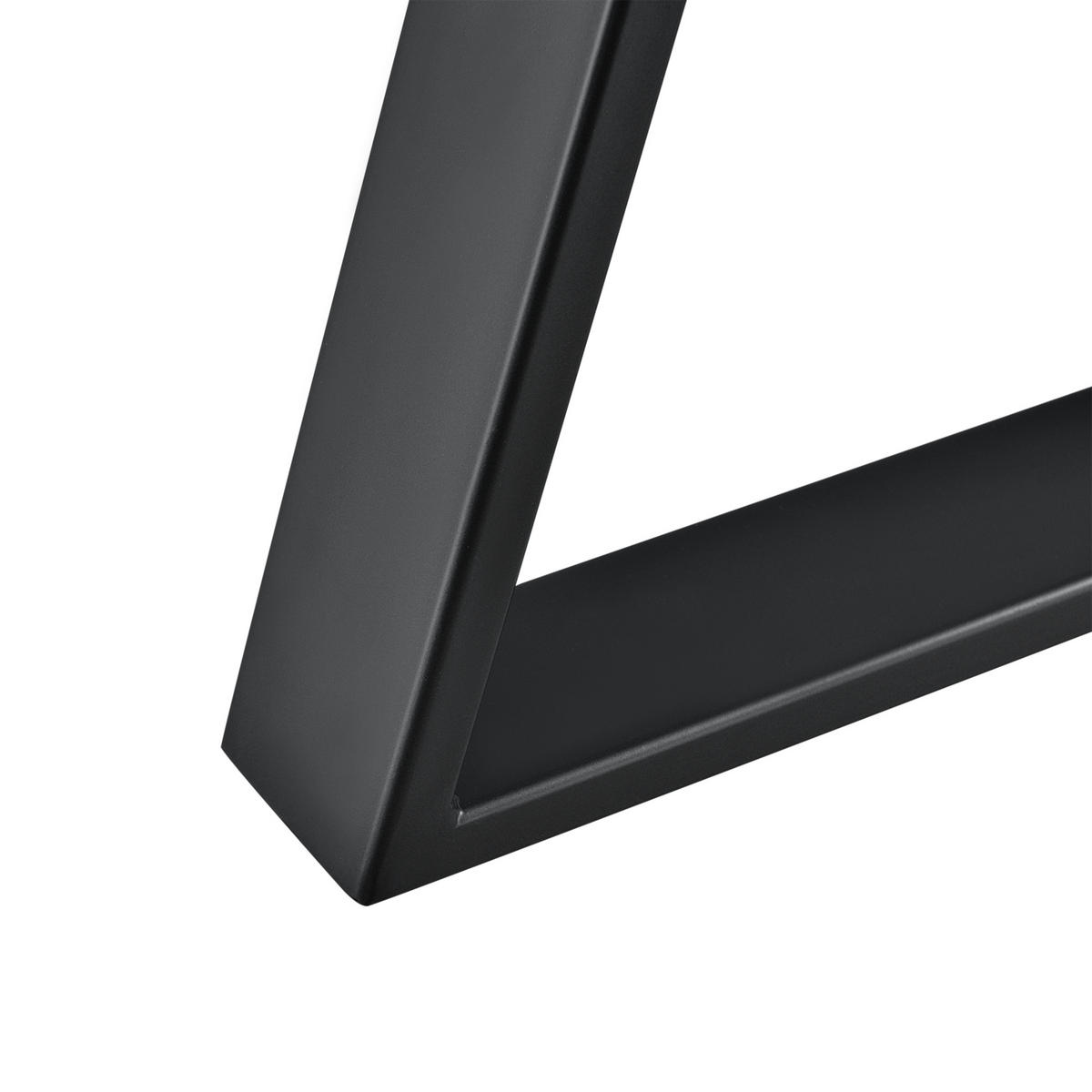 TISCHGESTELL-SET 2-TLG. Eschau - Schwarz, Metall (40/40/10cm) - [en.casa]