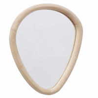 SPIEGEL Feigenholz Cursa 28/23 cm - Beige, Holz (23/28/2.2cm) - Boltze Home