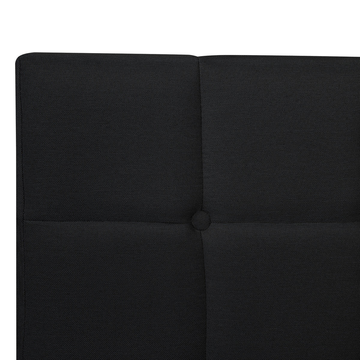 BOXSPRINGBETT 160/200cm Schwarz Admiral - Schwarz, Textil (160/200cm) - Beliani
