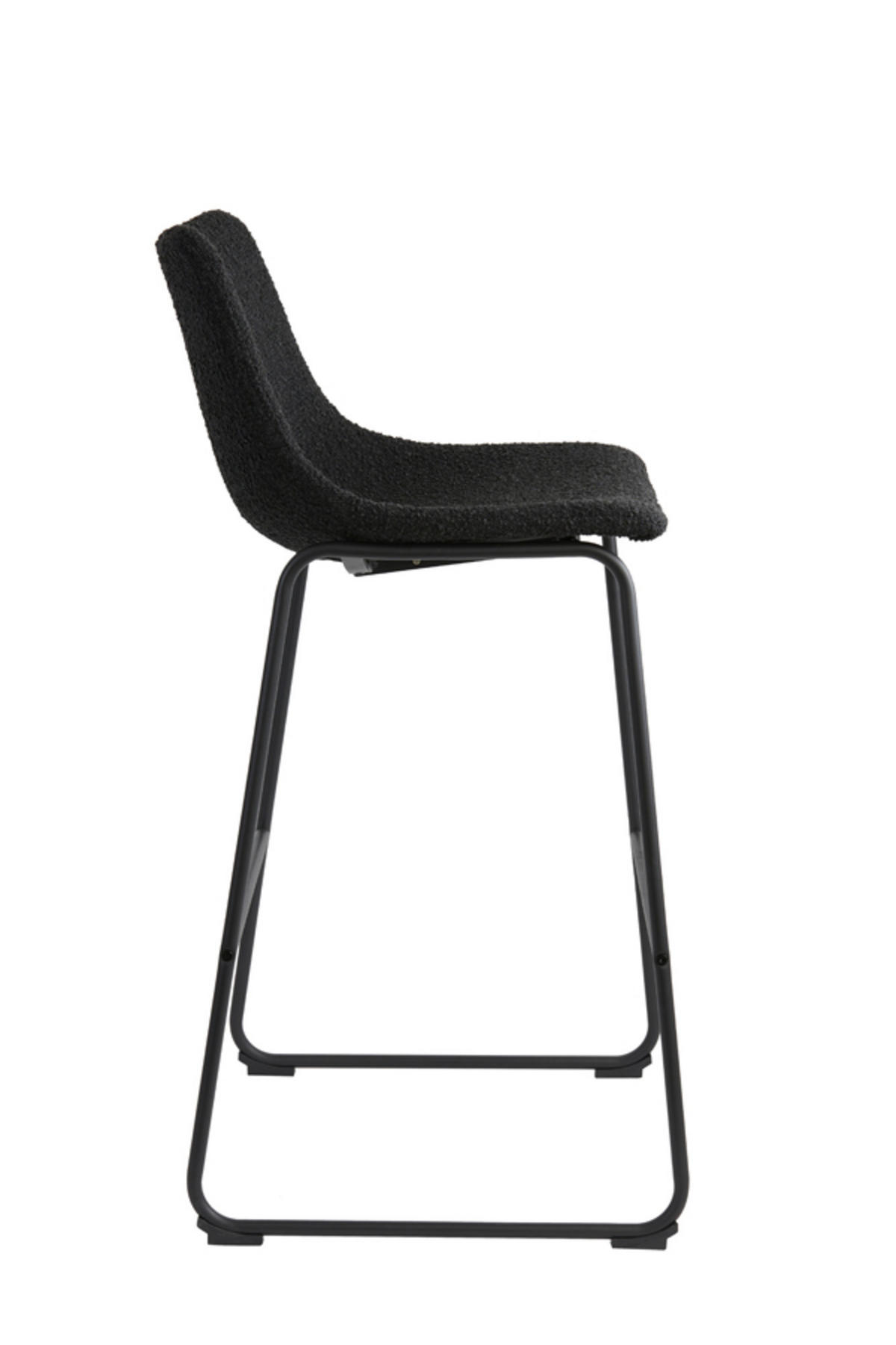 BARHOCKER Jeddo Schwarz 47/46/99 cm - Schwarz, Metall (46/99/47cm) - Light & Living