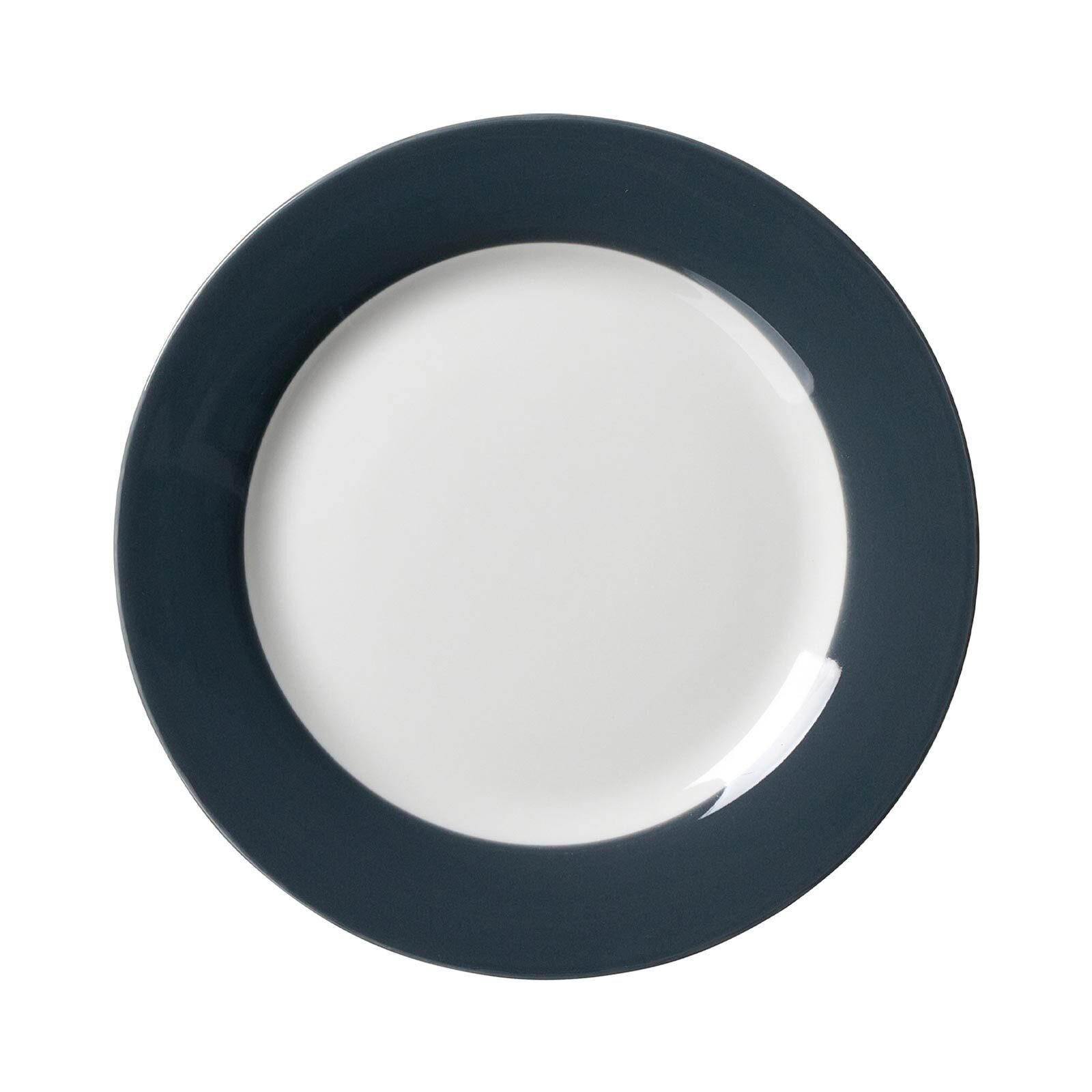 DESSERTTELLER Doppio Anthrazit ø 20 cm 6er Set - Anthrazit, Keramik (20cm) - Ritzenhoff Breker