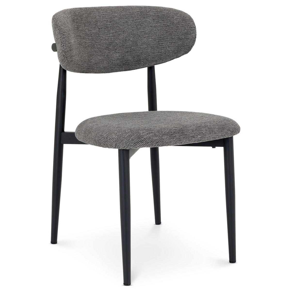 ESSGRUPPE NORA AZUL 5er Set Eiche - Eichefarben, Holzwerkstoff/Metall - IDIMEX