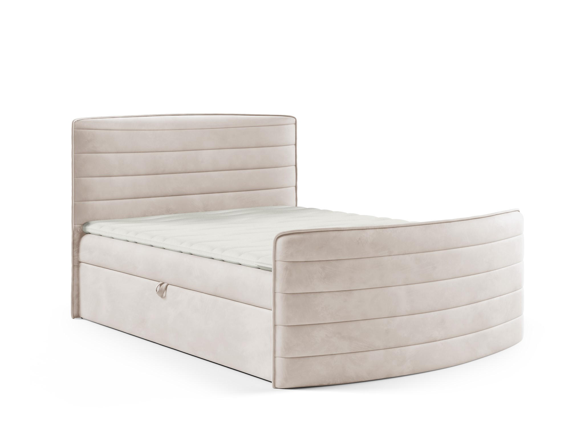 Fun Möbel Boxbett Creme 140x200 cm