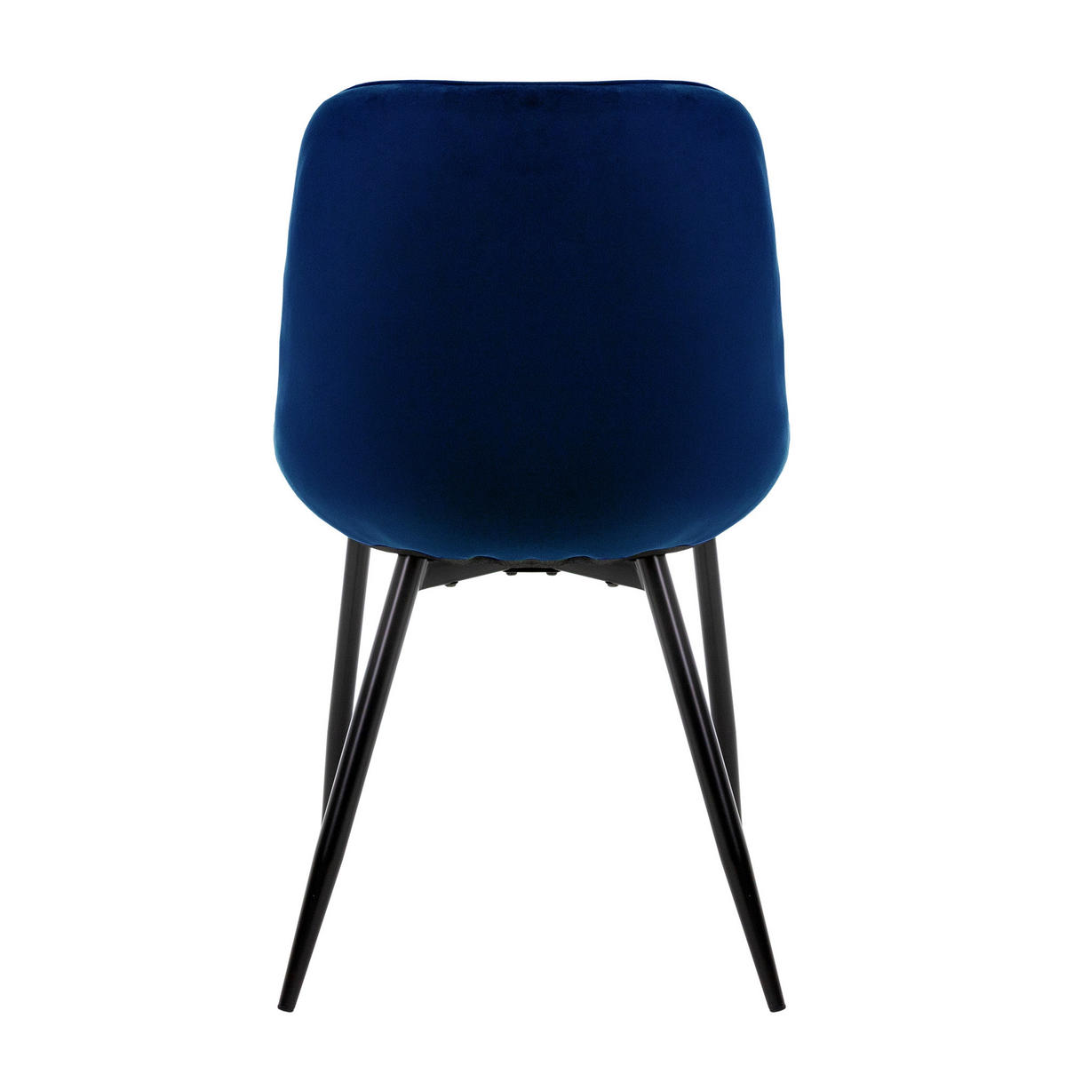 ESSZIMMERSTUHL Dunkelblau 6er Set - Dunkelblau, Metall (54/81/60cm) - ML-DESIGN