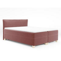 BOXBETT Fren - 180x200 - pink (Kronos 29, Velvet) - Pink/Beige, Holz/Holzwerkstoff (180/200cm) - Sofnet