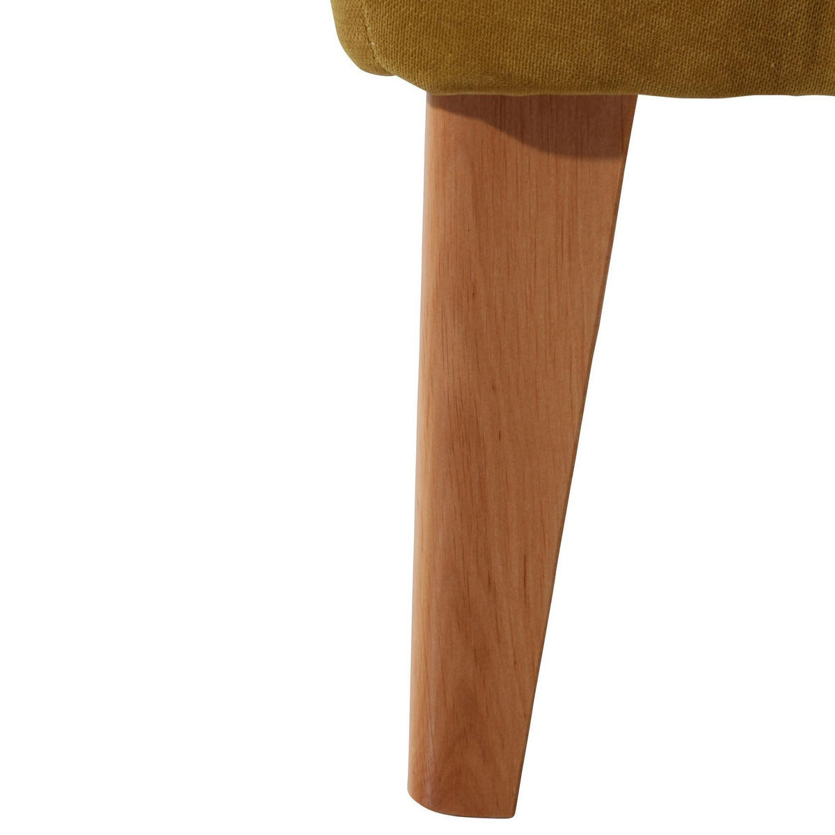 SESSEL Kaiya Bezug Veloursstoff Buche natur / mais - Gelb, Kunststoff (71/97/82cm) - 58aufmkessel