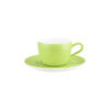 KAFFEETASSE MIT UNTERTASSE Liberty Pure Colors Lime Green 260 ml - Grün, Keramik (0.26L) - Seltmann Weiden
