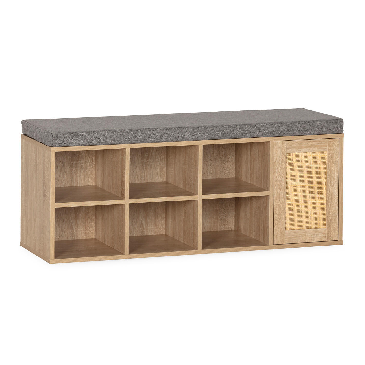 SCHUHBANK Rafael Eichenfarbe - Honigeiche, Holzwerkstoff (108/45/35cm) - VS Venta-stock