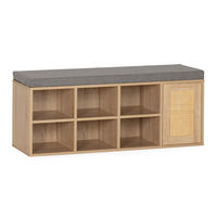 SCHUHBANK Rafael Eichenfarbe - Honigeiche, Holzwerkstoff (108/45/35cm) - VS Venta-stock