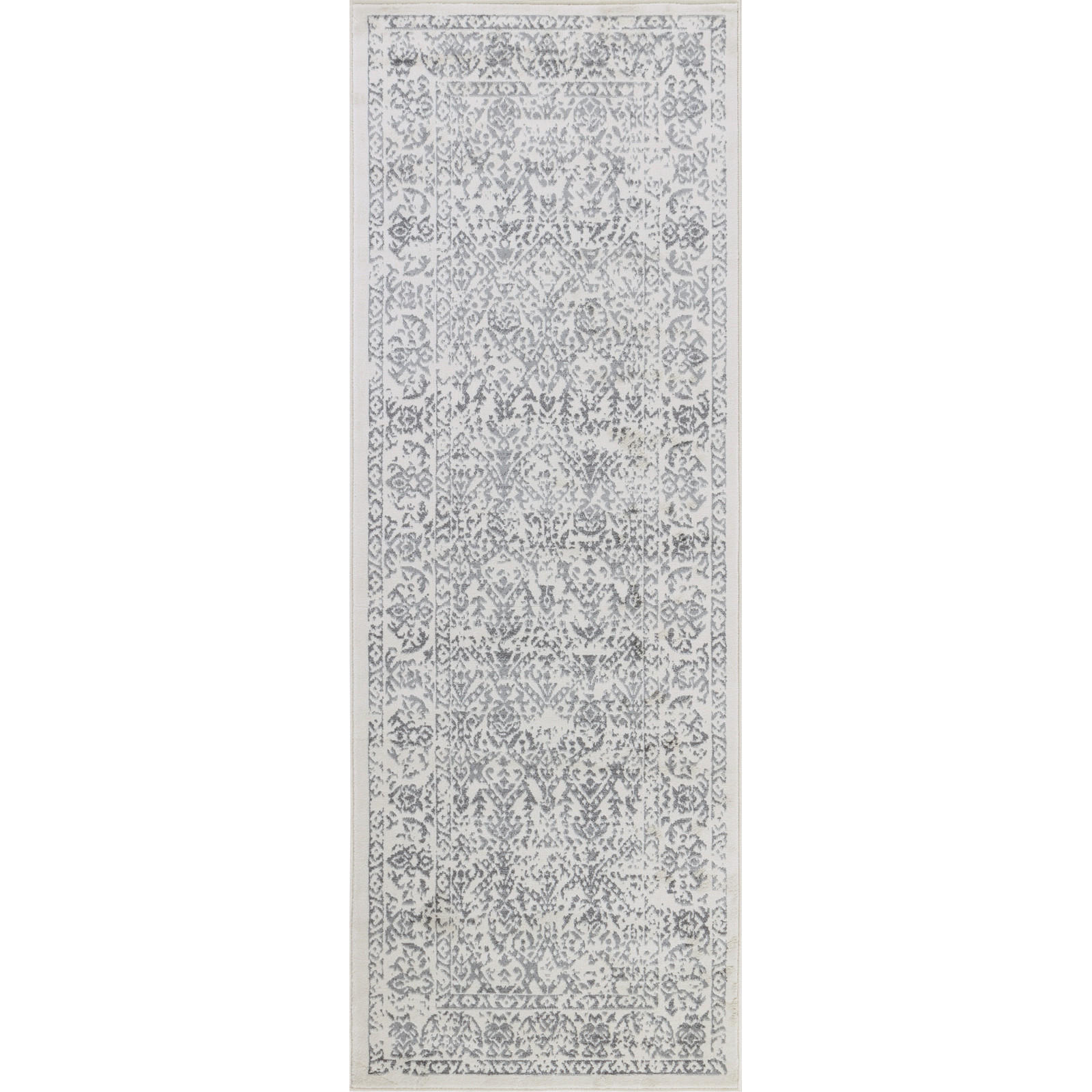 VINTAGE-TEPPICH 80/220 cm Weiß - Weiß, Naturmaterialien/Textil (80/220cm) - LIVABLISS