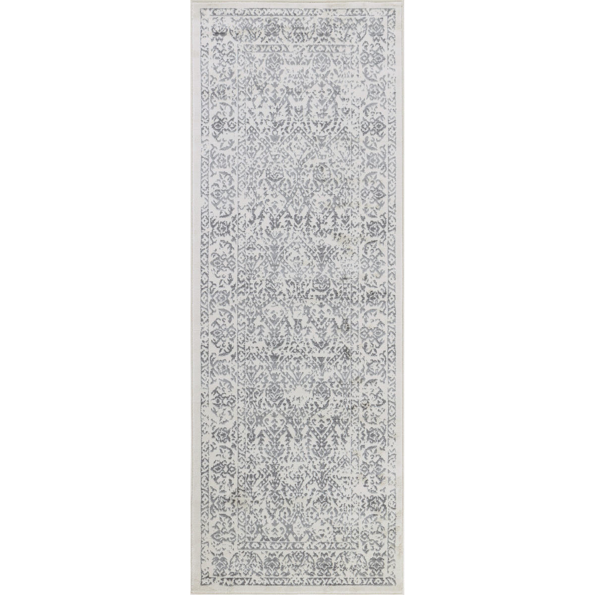 VINTAGE-TEPPICH 80/220 cm Weiß - Weiß, Naturmaterialien/Textil (80/220cm) - LIVABLISS