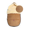 LAMMFELL-FUSSSACK Filius Cord, camel - Hellbraun, Fell (46/6/100cm) - Kaiserbaby