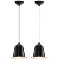 LED HÄNGELEUCHTE Ginosa Schwarz - Schwarz, Metall (17.5/17.5/110cm)