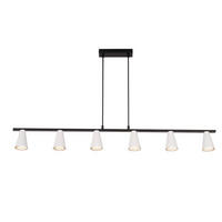 PENDELLEUCHTE Ethan 110/7/160 cm - Weiß, Metall (110/7/160cm) - ZMH