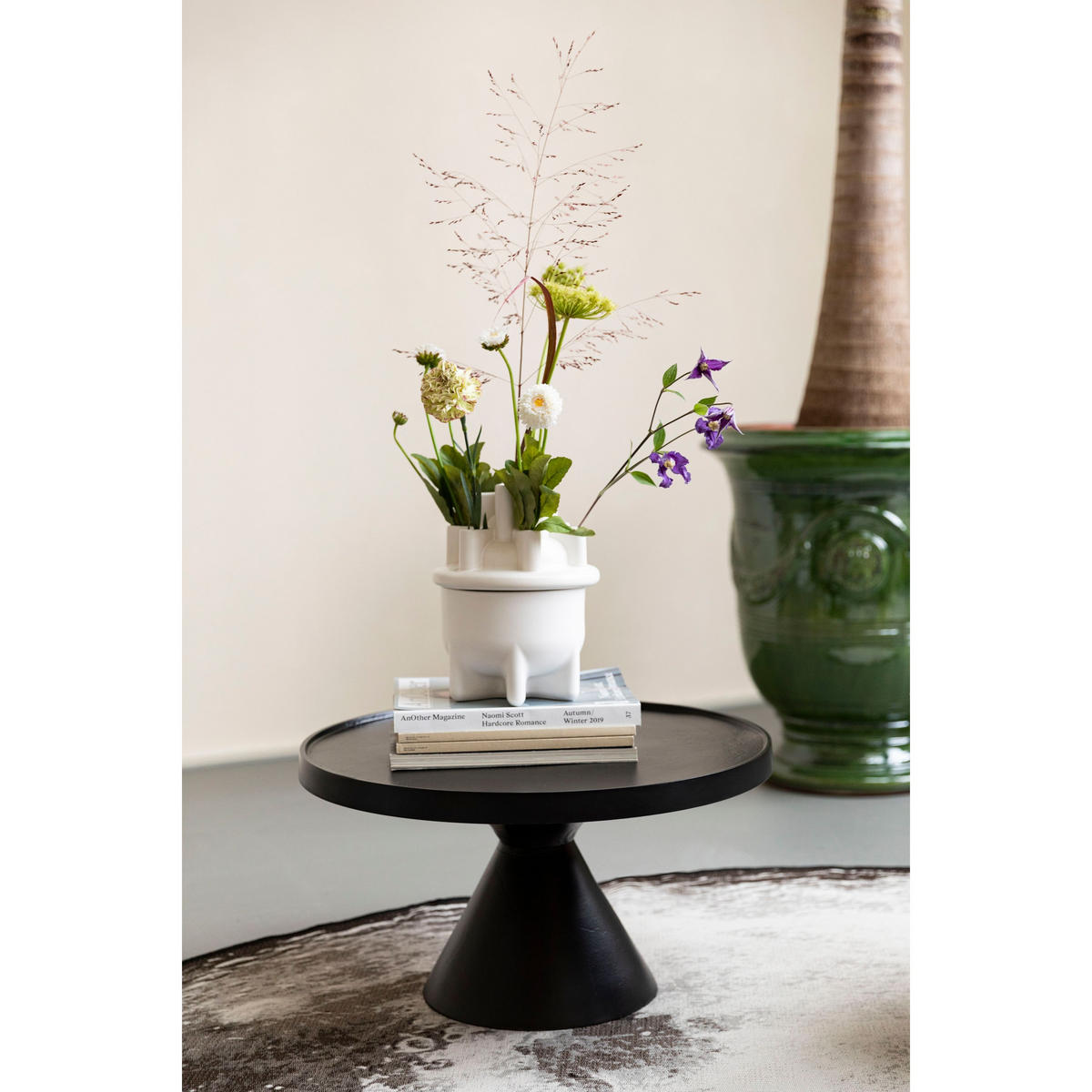 VASE Bassin S - Weiß, Keramik (28cm) - Zuiver
