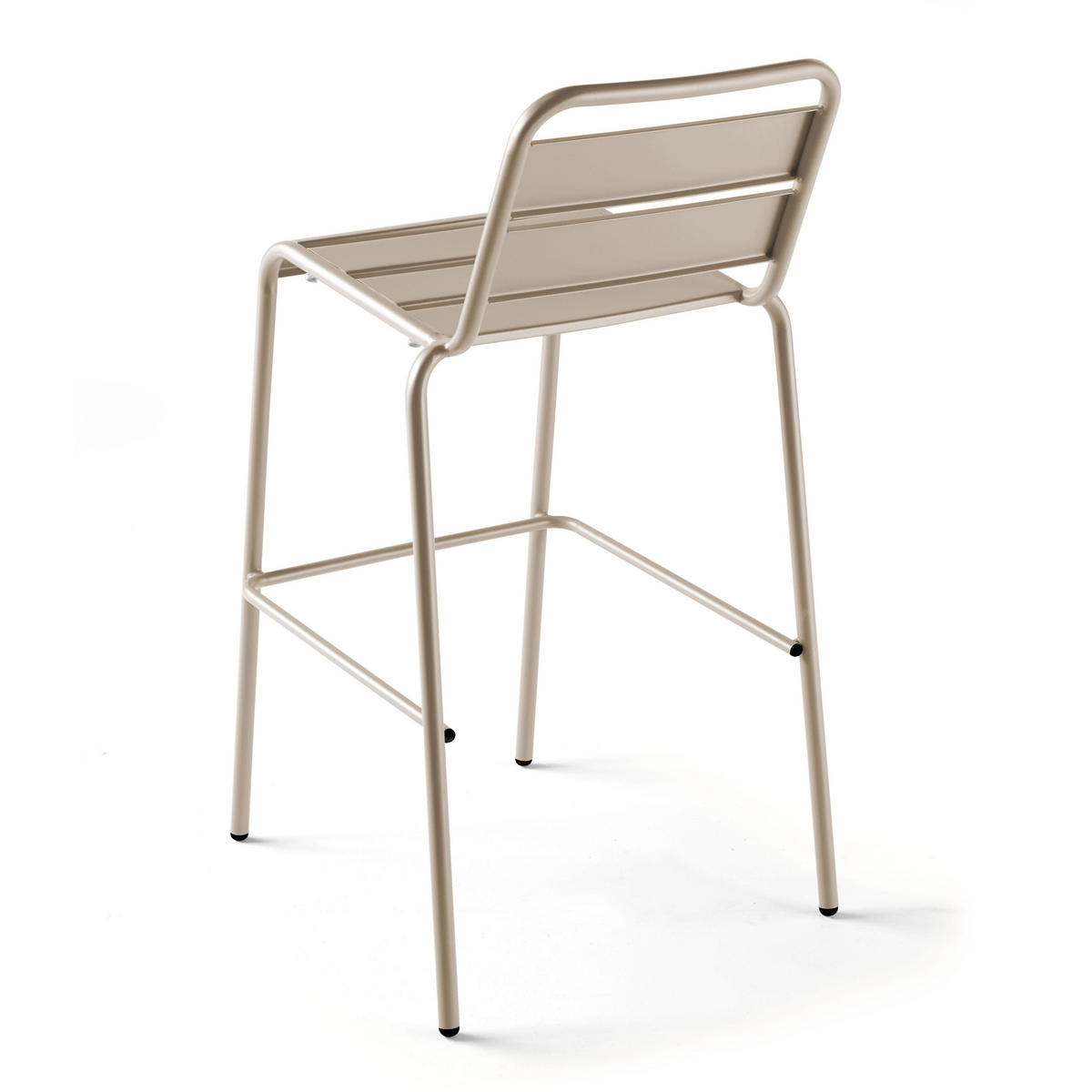 GARTENSET 3-tlg., Taupe - Taupe/Hellgrau, Kunststoff - Oviala