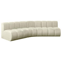 ECKSOFA modulares Sofa Montra-L1 - 290x174x70 cm Beige - Beige, Holzwerkstoff/Textil (290/174cm) - ALTDECOR