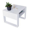 COUCHTISCH Karo65 65/45/53,6 - Weiß, Holzwerkstoff (54/65/45cm) - RAUMHIRSCH FURNITURE