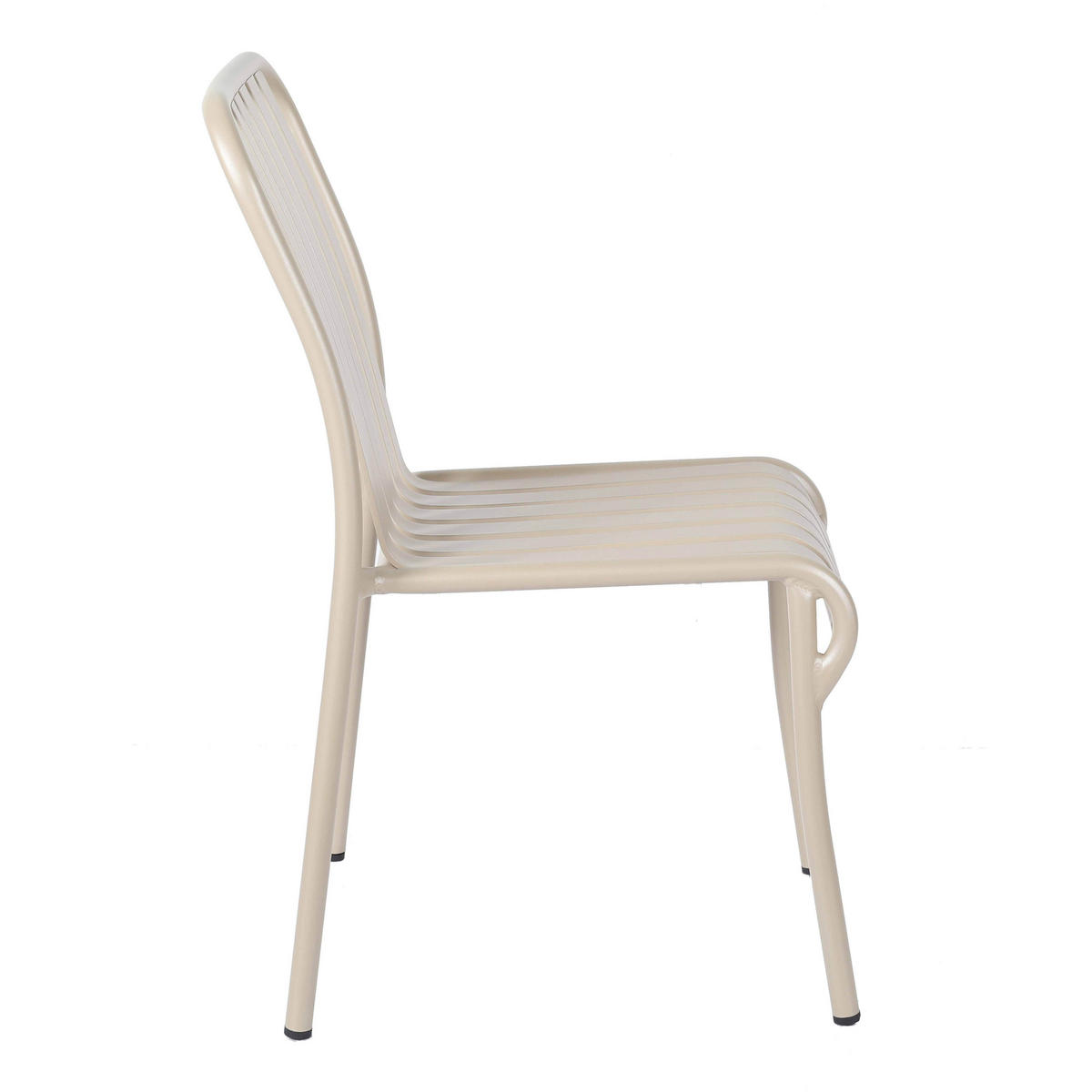 GARTENSTUHL, Taupe - Taupe, Metall (61/85/46cm) - Oviala