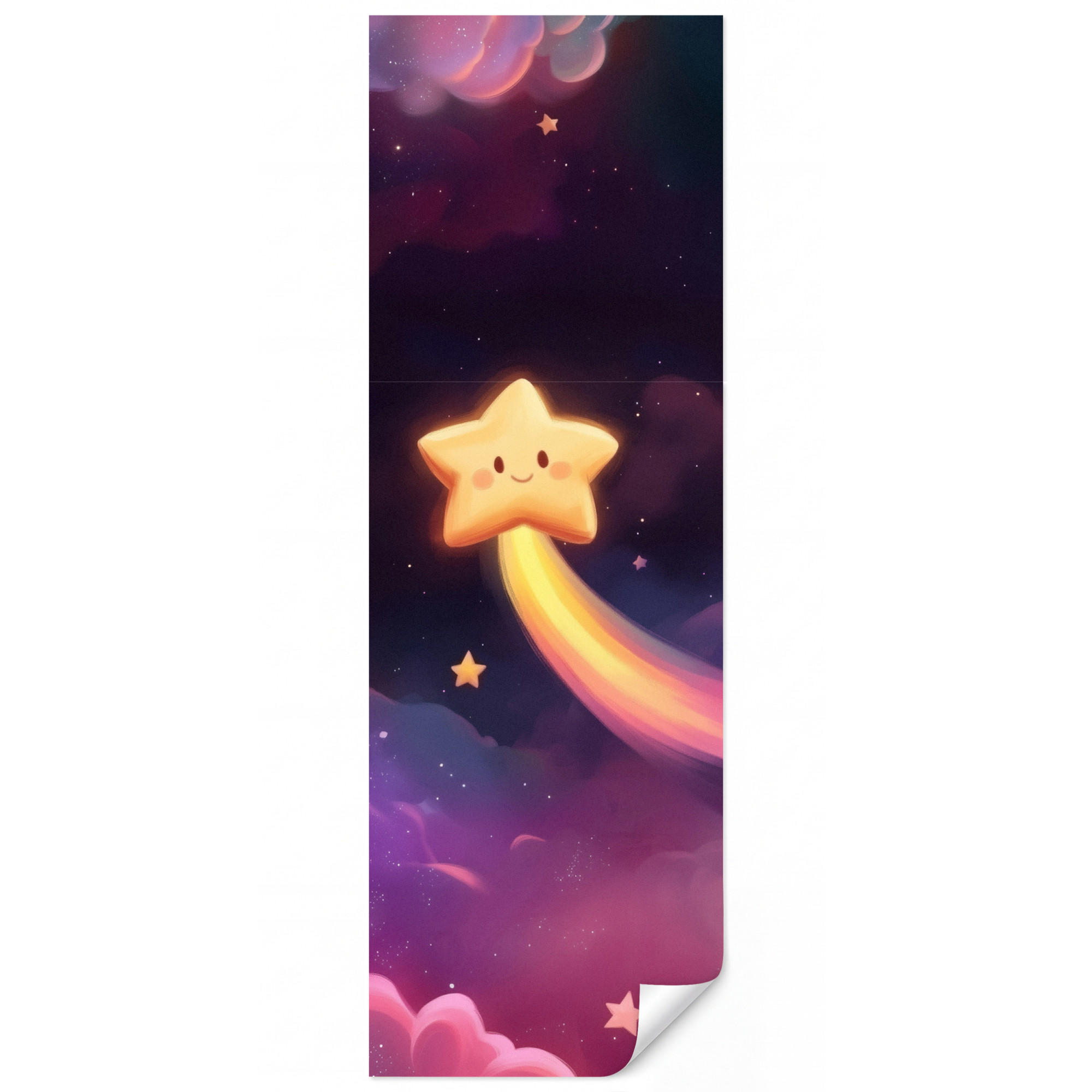 OnlyWow Kindertapete Schwarz 100x300 cm