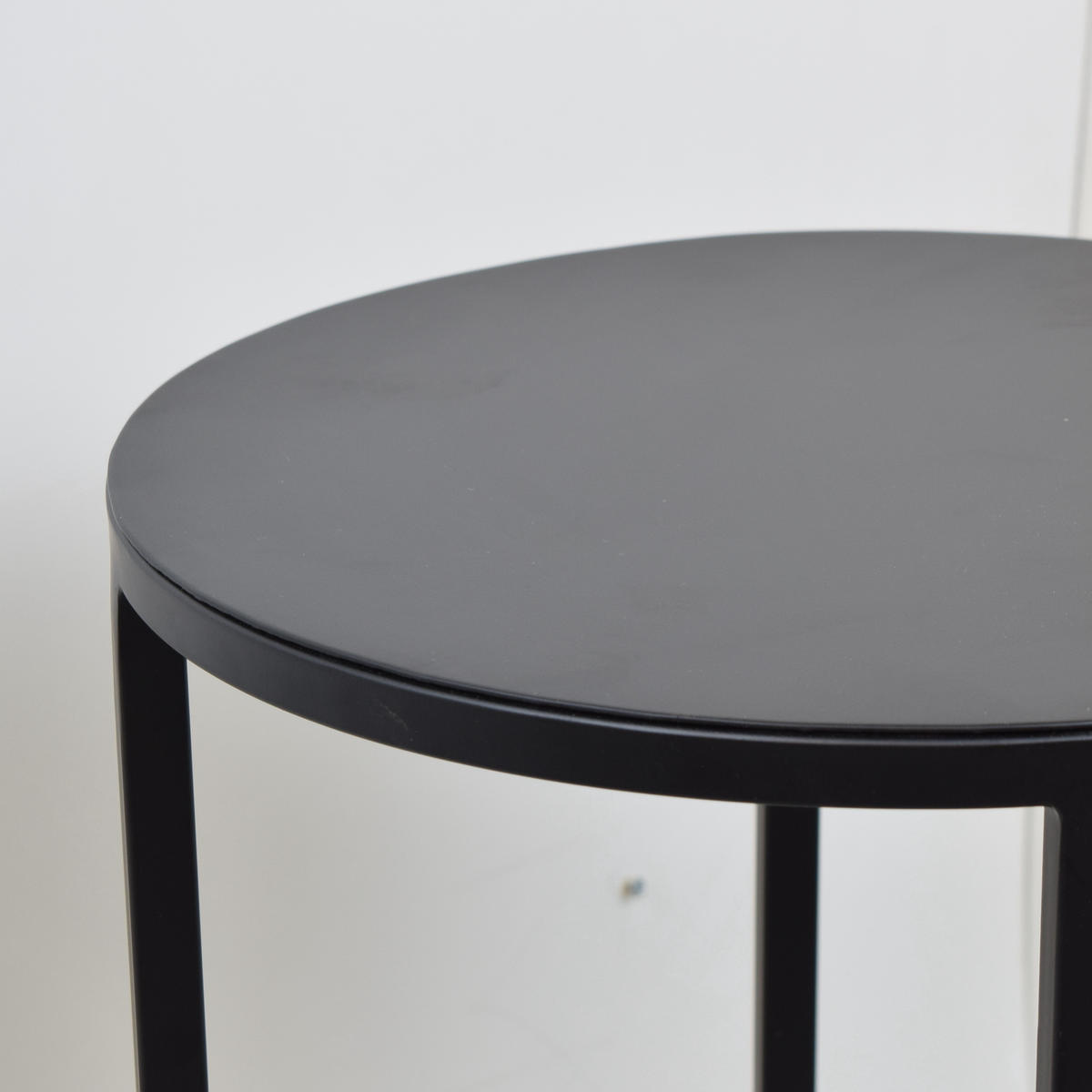 BEISTELLTISCH Nova Schwarz - Schwarz, Metall (35/35/60cm) - LOFT42