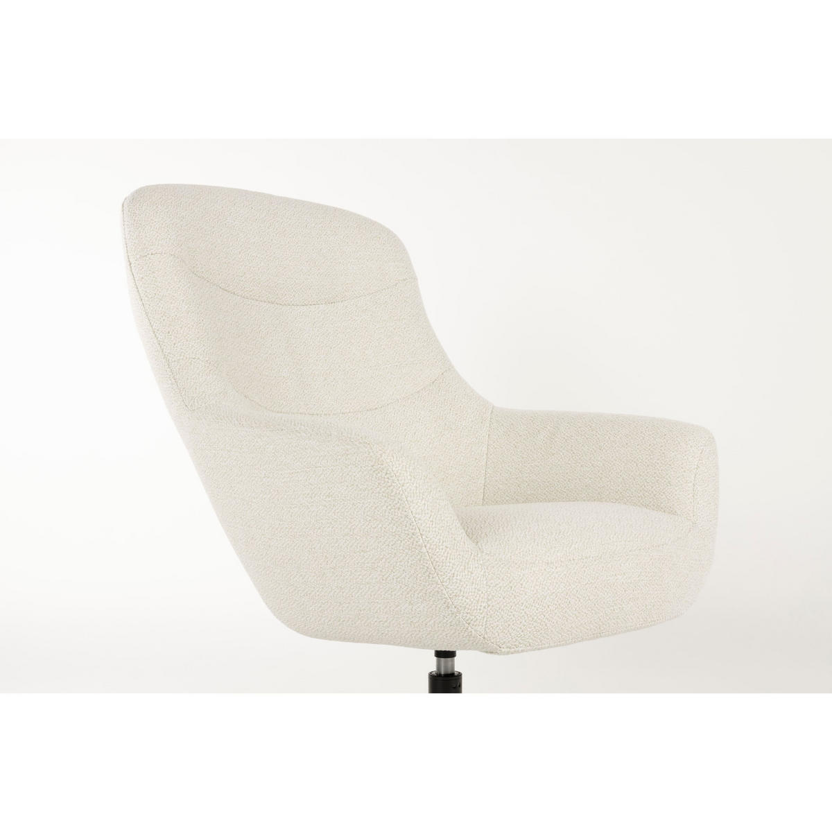 SESSEL Yuki Drehbar Off White - Weiß, Kunststoff (73/94.5/84.5cm) - Housecraft Living