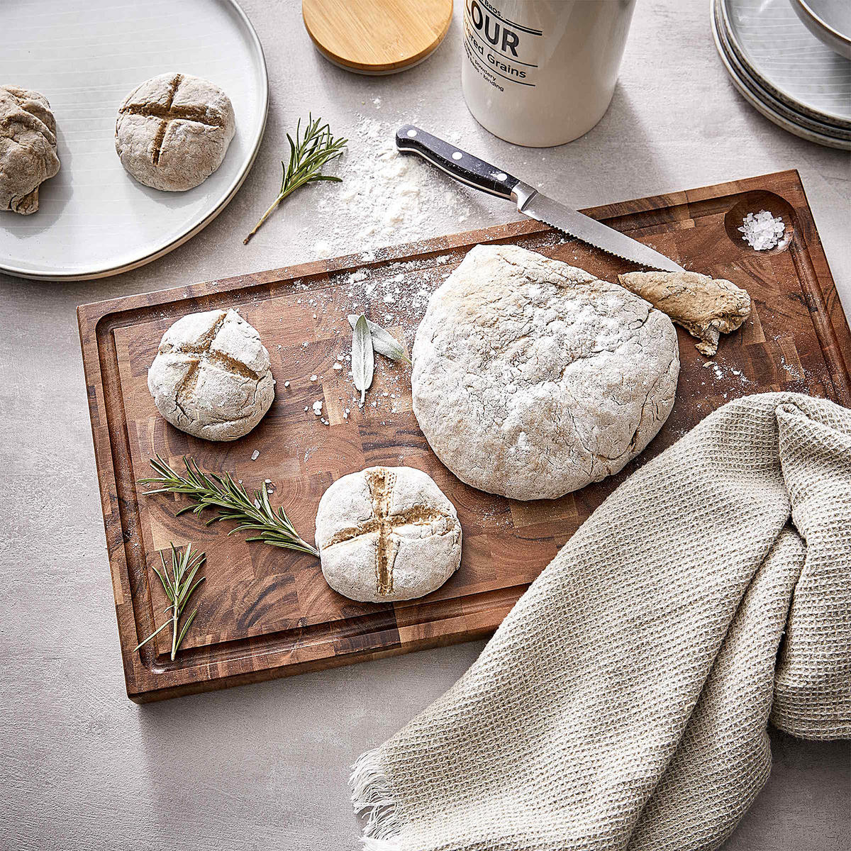 SCHNEIDEBRETT Acacia - Braun, Holz (27/50cm) - Butlers