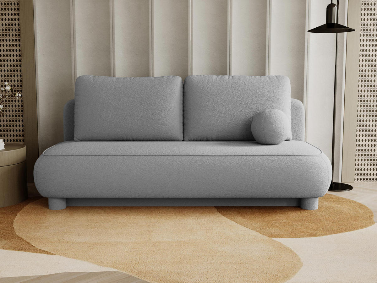 SCHLAFSOFA Gaja - Grau, Holz/Textil (209/96/96cm) - MIRJAN24