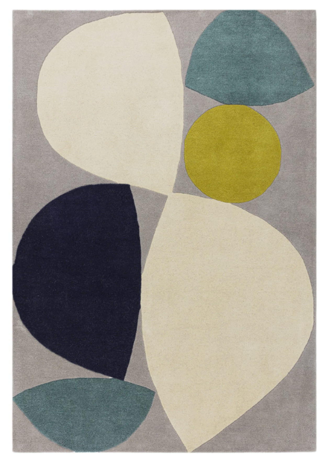 TEPPICH handgetuftet HORIZON Blau 120 x 170 cm - Blau, Naturmaterialien (120/170cm) - Novatrend