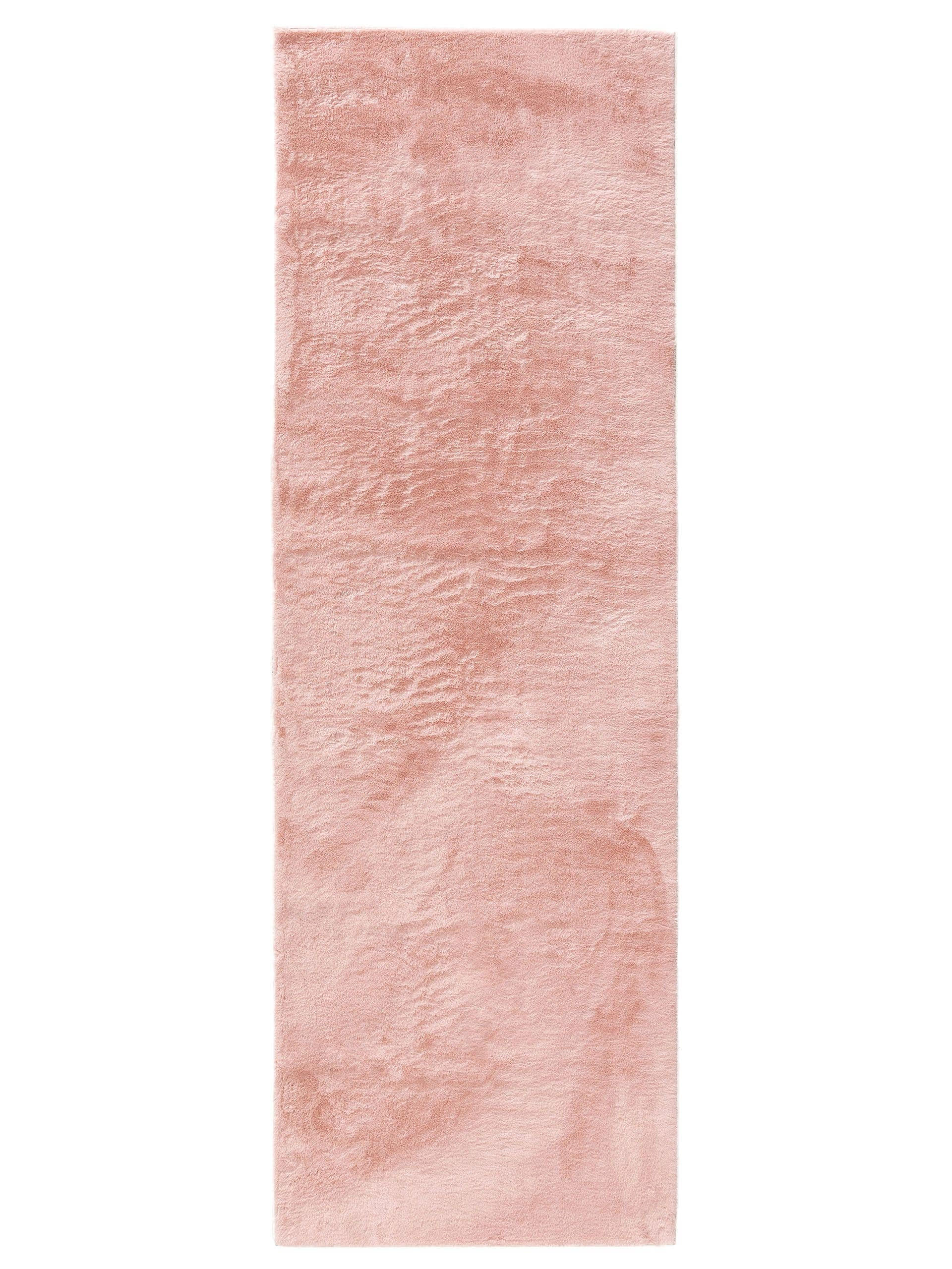 KUNSTFELLTEPPICH Furry Rosa 80x300 cm - Rosa, Kunststoff (80/300cm) - benuta