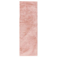 KUNSTFELLTEPPICH Furry Rosa 80x250 cm - Rosa, Kunststoff (80/250cm) - benuta